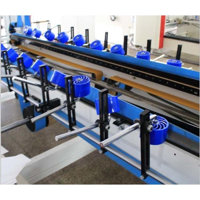 Automatic 4 And 6 Points Box Folder Gluer Machine 1200PCS Group For Any Size Box