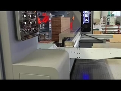 آلة صناعة صناديق البيتزا القابلة للتخصيص مع طباعة 1-5 لون و 300-800 مم طابعة رول