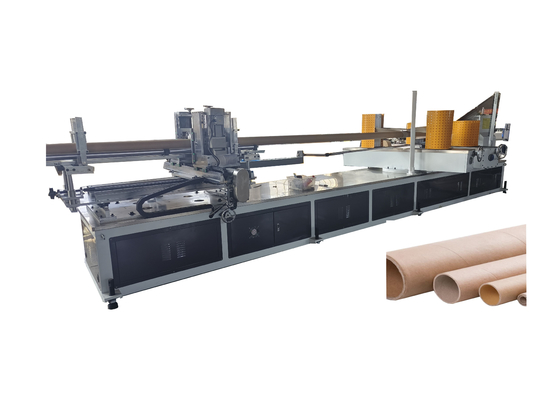 Automatic Paper Core Machine Kraft Cardboard Tube Cutting Machines Tissue Paper Tube Making Machine