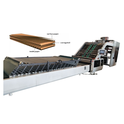 Full Automatic Corrugated Paperboard Flute Laminating Machine For Corrugated Carton