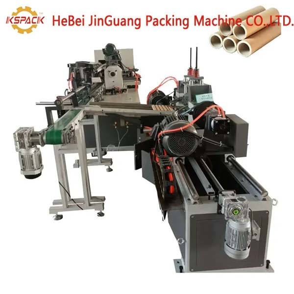 Automatic Paper Core Machine Kraft Cardboard Tube Cutting Machines Tissue Paper Tube Making Machine