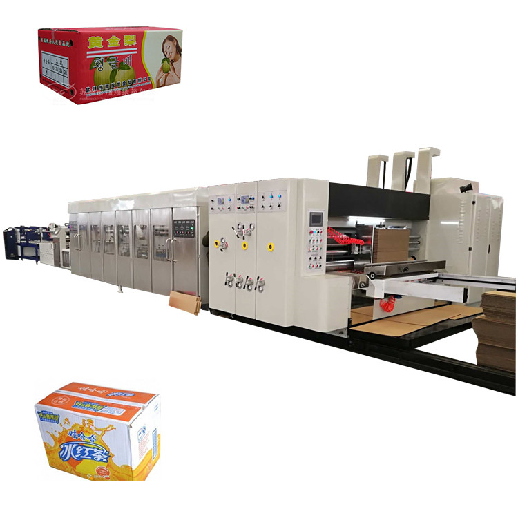 Automatic Feeder Corrugated Box Printing Machine With Simens PLC And 1200x2400mm Plate Size