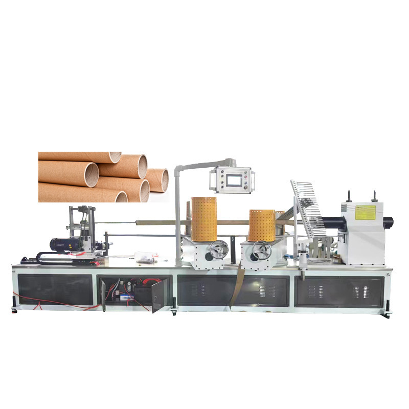 Automatic Paper Core Machine Kraft Cardboard Tube Cutting Machines Tissue Paper Tube Making Machine
