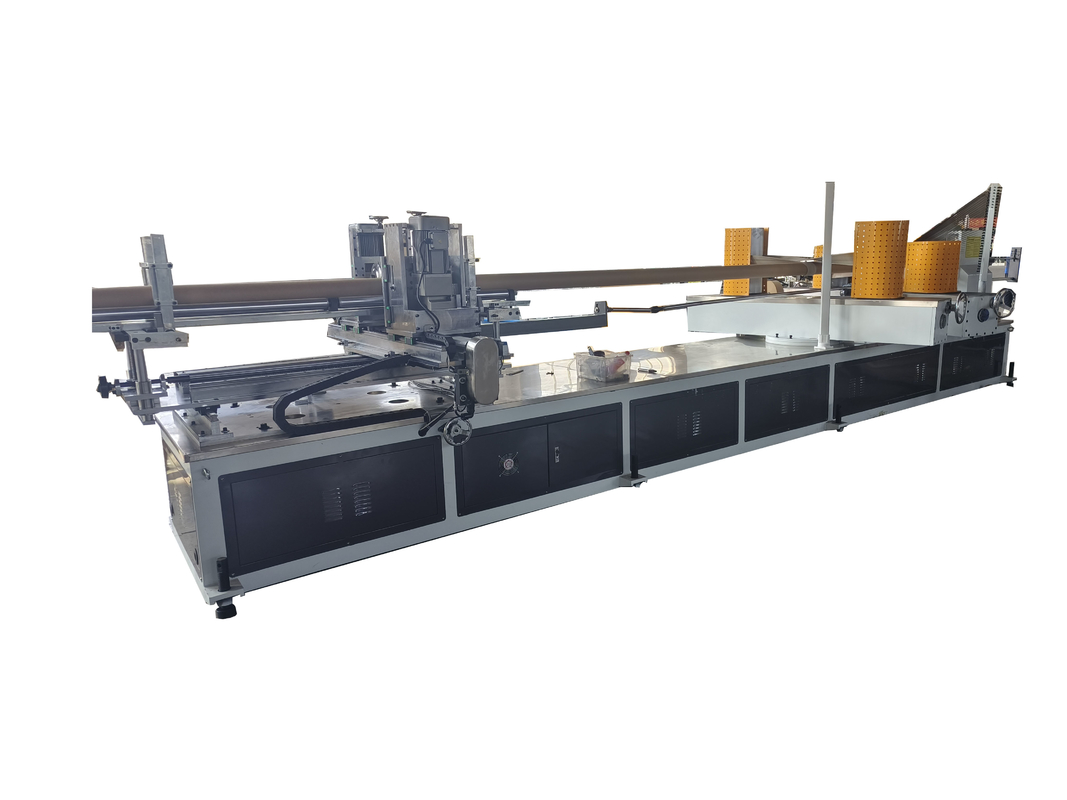 Automatic Paper Core Machine Kraft Cardboard Tube Cutting Machines Tissue Paper Tube Making Machine